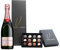 Vino Coco Moët & Chandon Pink Champagne Gift Set | Moët & Chandon Rosé Impérial Brut Champagne Gift Set with 12 Luxury Chocolate Truffles - 12% ABV