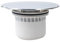 Talea Couvercle de Bonde de Douche Chromé, 121 mm, Couvercle de bonde de Douche en Plastique chromé avec Panier Hauteur : 68 mm QS427C004
