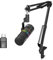COMICA D10 Pro A XLR USB Dynamic Microphone with Receiver Boom Arm Stand for Gaming/TikTok/Podcast Recording,Support RGB Light Mute Button for PC,Smartphone,Computer,Mac,PS4/5(Black)