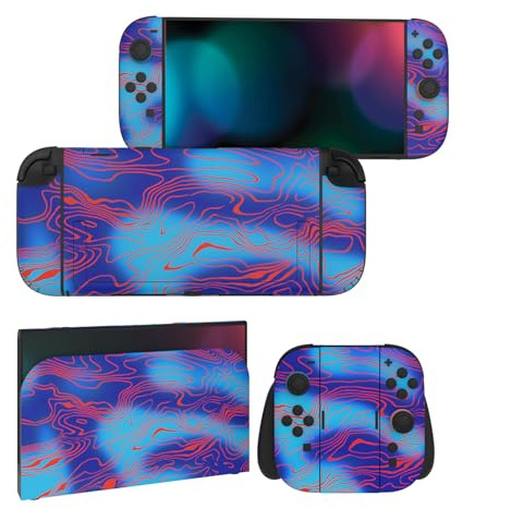 playvital Autocollant pour Nintendo Switch 2 Manette&Console&Grip&Dock | Sticker Skin Decal pour Switch 2 Accessoires Protection - Damas