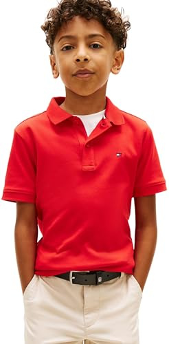 Tommy Hilfiger Jungen Interlock RWB Polo Ss Kb0kb10007 Polos (1er Pack)