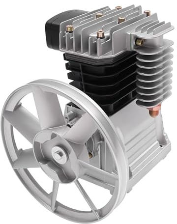 Air Compressor Pump Head Dual Cylinder Piston Pump with High Efficiency Low Noise for Industrial Automotive Repair