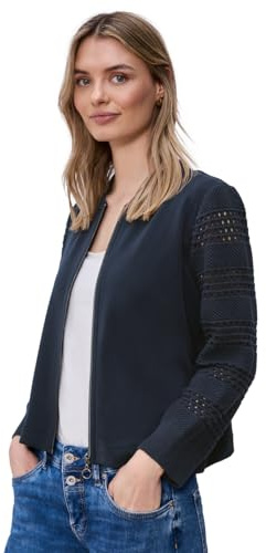 Street One Damen 3230052 Langarm Jacke im Silk-Look (1er Pack)