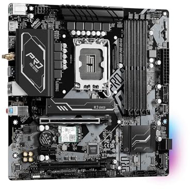 pc motherboard Fit For ASROCK B660 Motherboard B660M Pro RS/ax Motherboard LGA1700 DDR4 128GB Micro ATX Support 14900 14700 14400 13900 13600 Cpu
