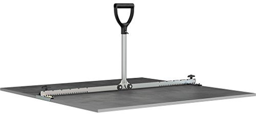 LANGFIT® Fliesenheber - Rückenfreundlich durch extra langen Griff - 50 bis 100cm - Für schmale Fugen ab 3mm - Schonend für Rücken und Hüfte - Made in Germany - MS-FH50100L