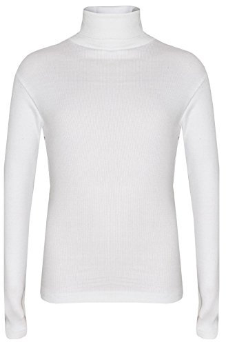 A2Z 4 Kids Girls Polo Neck T Shirt Top Thick Cotton - Polo Neck 002 White 9-10