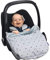 Original Dooky Cosy Top Fußsack für Babyschale wind- und wasserabweisend mit Microfaser-Fütterung für Altersgruppe 0+