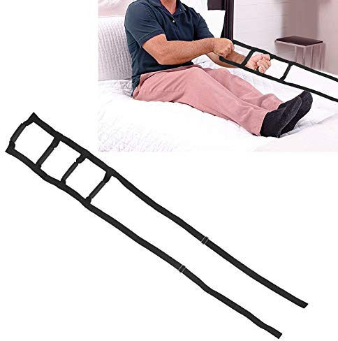 Yinhing Semme verstellbare Bett Strickleiter, Assist Handle Leiter Pull Up Assist Gerät mit Handschlaufe für ältere Menschen, Senioren, Verletzte, Schwangere, Handicap Hoist Frame Grips