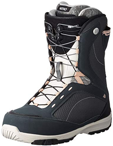 Nitro Snowboards Damen Monarch TLS '20 All Mountain Freestyle Schnellschnürsystem Boot Snowboardboot Botas de Snowboard, Mujer, Azul Marino, 24,5
