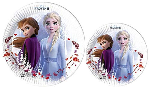 Procos Piatti piccoli per feste Frozen II (8 pezzi - 20 cm)