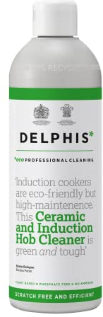 Delphis Eco Ceramic and Induction Hob Non Scratch Cleaner 500ml Ceramic Hob Cleaner Eco Friendly Hob Cleaner