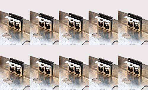 x10 Back Box Repair Clips Replace Damaged Threads or Lugs on Installed Electrical Metal Back Pattress Boxes