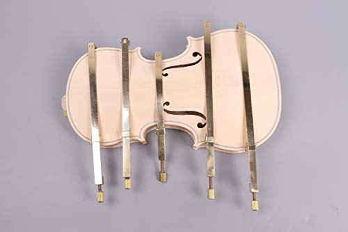 1 Set 5 Stück Violinenherstellungswerkzeuge zum Reparieren von Violinenkörperrissen, Klebstoff, Violinenkörpernaht, Messing Violinenkörperklemme.