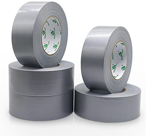 BOMEI PACK Cinta americana Gris de fuerte adherencia 50 mm x 50 m 5 rollos