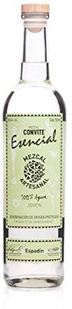 Convite Esencial Joven Mezcal 70cl, 40% ABV - Premium Mexican Mezcal, Artisanal Mescal - Oaxaca-Origin Tequila for neat cocktails, 100% Agave Tequila