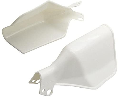 2 Stück Motorrad Handschützer,MoreChioce ABS 22mm 7/8 Universal Motorrad Handschutz Windschutz Handguards Handprotektoren Lenker Griffschutz Kompatibel mit YBR125 DT125,Weiß