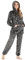 CityComfort Set Pigiama Donna Invernale in Pile, Pigiami con Cappuccio, 2 Pz Abbigliamento da Casa, Regalo Donna Adolescenti (Grigio Oro Rosa,M)