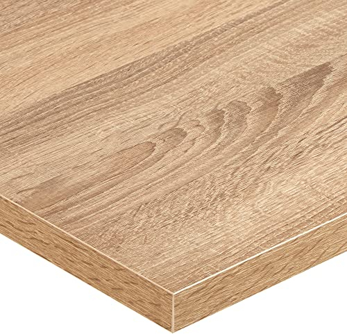 Tablakala Tablero Madera para mesa, 120x60cm y Espesor 3cm, Acabado Roble, Compatible con Escritorio Elevable, Tablones de madera, Tablero Madera Maciza Mesa