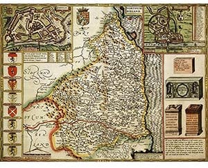 Northumberland Historical Map 400 Piece Jigsaw Puzzle