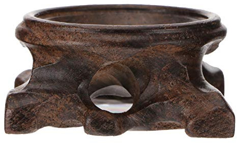 DOITOOL 1pièce Base Bois pour Sculpture De Cristaux Support pour Boule Verre Socle Décoratif Bois Présentoir Pratique Et Solide pour Objets De Décoration