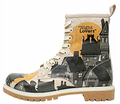 DOGO Vegane Damen Boots Stiefeletten - Night Lovers 41