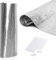 Radiator Heat Reflector Foil 10M X 50CM - Energy Saving Radiator Insulation Roll, 24 x Self-Adhesive Double Sided Sticky Pads | (2 Rolls)