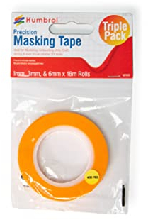 Humbrol AG5109 Flexible Masking Tape Set, Orange