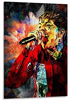 ACIDI Kunstdruck Poster 60 * 90cm Oliver Sykes Leinwand Kunst Poster und Wandkunst Bilderdruck Moderne Familie Schlafzimmer Dekor Poster Kein Rahmen