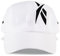 Reebok Unisex-Erwachsene Leichte, verstellbare Laufkappe für Damen und Herren (Einheitsgröße) Baseballkappe, Technisch: Weiß, One Size