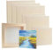9 Pack 3 Sizes Wooden Canvas Boards Unfinished Wood Canvas Panels Kit, Blank Square Wood Panels for Painting, Drawing, Pouring Art, Burning and DIY Crafts Projects (4’’, 6’’, 8’’)