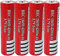 Batteries Au LithiumBatterie De Capacité, Batterie Li-ION 4200 MAh 3,7 V Piles Bouton Au Lithium Piles Supérieures pour Lampe De Poche,4 Chambres