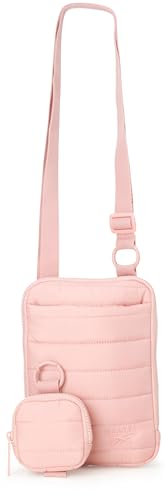 Reebok Damen Tasche - Gesteppte Reisebrieftasche mit verstellbarem Riemen - Crossbody Sling Bag für Frauen, Mellow Rose, Einheitsgröße