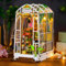 OSDUE Book Nook Kits, Garden House Puppenhaus, DIY Miniatur Haus, 3D Wandbehang Puzzle Haus Modellbausätze, DIY Puppenhäuser Miniatur Haus Kit für Zuhause, Buchstützen Dekor Geschenk zum Muttertag