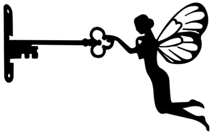 Shihan-2015 Gartendekoration Gartenskulpturen Gartendekoration, Metall, Eisen, rustikal, sitzende Fee, Silhouette, Garten, Zuhause, Wandkunst, Skulptur Garten-Skulptur