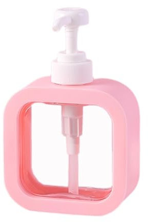 Flacons à pompe vides – Flacon à pompe vide transparent – Flacon pompe à savon de type bouteille de grande capacité de 300 ml pour gel douche, savon liquide