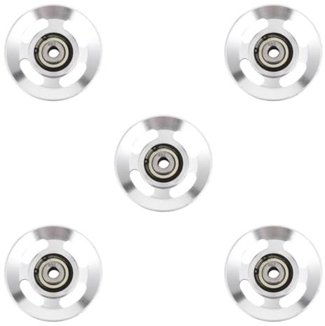 BESPORTBLE 5st Zubehör Für Fitness-seilzüge Turnhalle Riemenscheibe Pultrolle Universalriemenscheibe Seilrolle Befestigung Der Power-Rack-riemenscheibe Ab Rad Aluminiumlegierung Silver