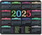2025 Mouse Pad Calendar Mouse Mat 2025 Calendar Mouse Pads For Desk 2025 Calendar With Holiday Mouse Pad Gaming Rectangle Mousepad Non-Slip Rubber Desk Mat Rubber Base For Computers Laptop Mouse