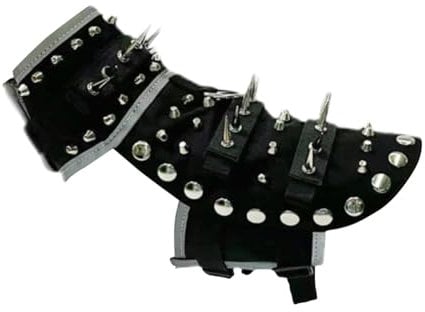 Spike-Weste für Hunde – Tragbare Hundeschutzweste, strapazierfähige Spike-Weste | Reflektierende, verstellbare Hundeweste, Anti-Kojote-Hundemantel für den Sicherheitsschutz im Freien und zum aktiven