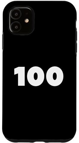 iPhone 11 100 Number Soccer For Men Women Kids Gift Case
