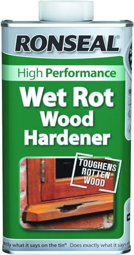 Wet Rot Wood Hardener & Restorer | Clear Formula for Rotten Wood Repair & Restoration | Strengthens Timber Before Filling 250ml