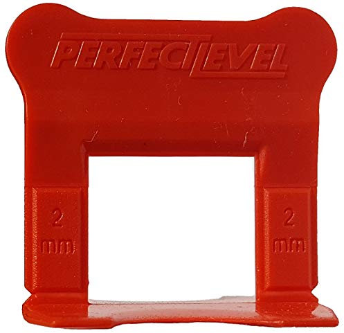 Perfect Level Pro - 500 Clips (Bases) 2 Mm Perfectlevel Pro Croisillon Autonivelant Professionnel