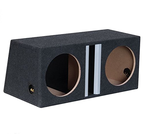Doppel Basstunnel Subwoofer-Leergehäuse 12″/30cm 2x50L
