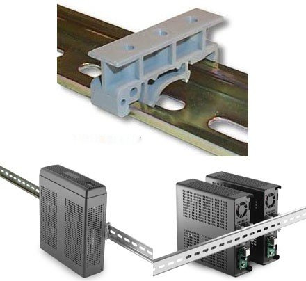 PicoPSU DIN-Rail (Hutschiene) Adapter f. M350