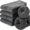 EBMORE Damen Wollsocken Merino Warme Wolle Socken Dicke Wandersocken Thermosocken Wintersocken Geschenke für Damen 5 Paar(Grau)