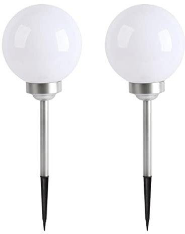 LUMI JARDIN 2 Solarkugeln zum Stechen ∅20cm MOONY W20