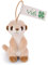 NICI 42780 Anhänger Erdmännchen viel Glück mit elastischer Schlaufe, 11 cm, beige/weiß