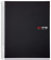 Miquelrius Notizbuch The Original, 10 farbige Streifen, Einband aus Polypropylen, blickdicht, A4 (210 x 297 mm), 4 Lochungen, 200 Blatt 70 g/m², kariert, 5 mm, Schwarz