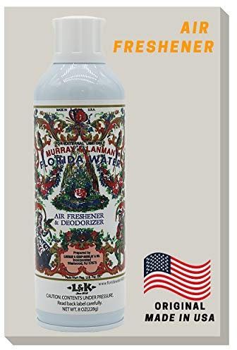 Murray & Lanman Raumduft Florida Water Spray - Florida Wasser als Duftspray - Lufterfrischer & Parfum Raumspray - Original Made in USA Air Freshener & Deodorizer 8 Oz (Florida Water Spray, 1)