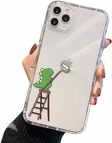 Rokmym iPhone 11 Hülle Crystal Clear Handyhülle für iPhone 11 Mode Chic Muster Ultra Dünn Silikon Stoßfest Kratzfest Schutzhülle für iPhone 11 Slim Case Cover