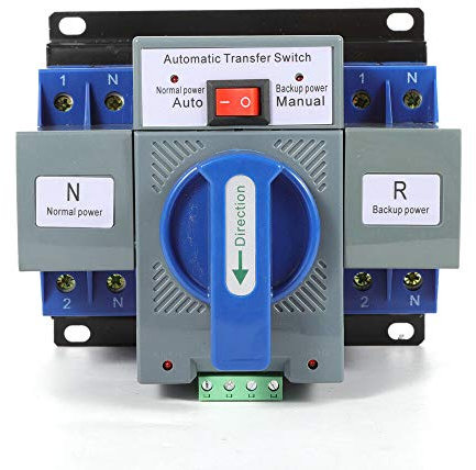 OUKANING 220V 63A 2P Commutateur de Transfert Automatique Double Alimentation Niveau CB Auto-présentation